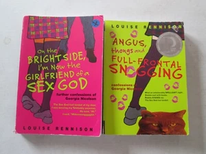 LOUISE RENNISON LOT 2 PAPERBACKS Full Frontal Snogging Girlfriend of a Sex God - Picture 1 of 3