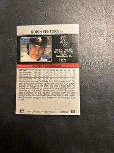 Crr #271, Robin Ventura, Chicago White Sox, 1991 Leaf - Picture 1 of 2