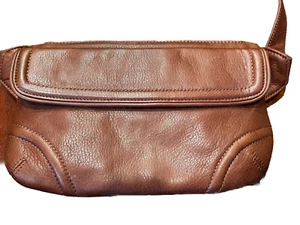 Osgoode Marley Brown Leather Waistpack XBody Luxury Pouch Fanny Pack RFID Unisex - Picture 1 of 12