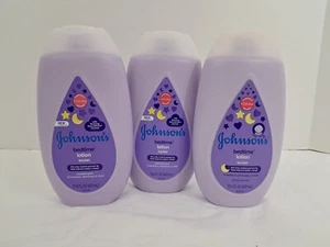 Johnsons Baby Bedtime Loción Natural Calma Aromas Hipoalergénico Conjunto De 3 NUEVO - Imagen 1 de 4