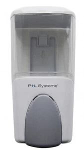 Manueller Seifenspender Weiß Wandmontage spender Flüssigseife 800 ml Gel Seife - Picture 1 of 1