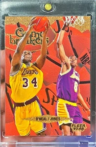 1997-98 Fleer Shaquille O’Neal Eddie Jones Game Breakers Insert Card #5 - Picture 1 of 1