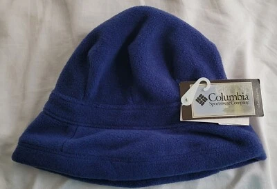 NWT Columbia Women’s Ketchika Hat Cap Small/Medium Blue Fleece Polyester - Image 1 of 4