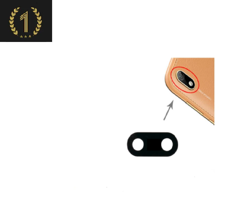 Para Huawei Y5 2019 Cuaresma Cristal Foto Video Lente de cámara negra Fotocámara Foto 1 de 1