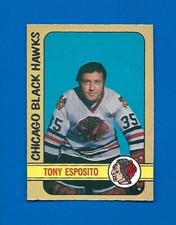 1972-73 OPC #137 TONY ESPOSITO CHICAGO BLACK HAWKS O PEE CHEE NHL HOCKEY CARD *
