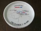 VISTAFJORD CUNARD 1985 CRUISE BOAT LINER SHIP ROUTE TIP TRAY COLLECT ST.THOMAS