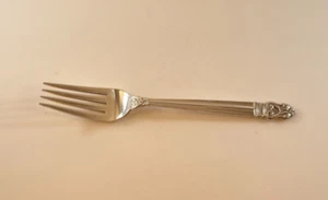 International Royal Danish Sterling Silver Dinner Fork - 7 3/4" - No Monogram - Picture 1 of 3