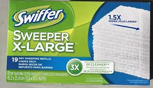 SWIFFER XL Dry Sweeping REFILLS Multi-Surface 1.5X Wider Plus Larges 19 Count - Picture 1 of 3