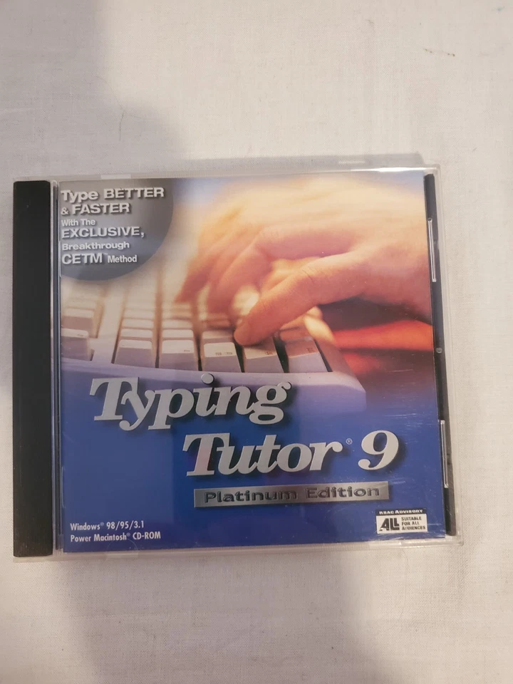 Typing Tutor 9 Platinum Edition (PC & MAC, 1998) - Image 1 of 2