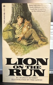 Lion On The Run Marian Rumsey vintage paperback - Picture 1 of 2