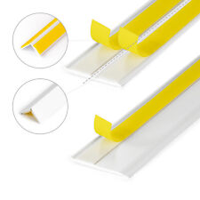 Weiße Fensterleisten 30mm - 70mm PVC selbstklebend Flachleiste Kunststoffleiste