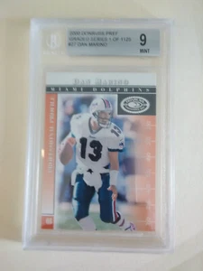2000 Donruss Preferred Graded Series #27 - Dan Marino - BGS 9 Mint - Dolphins - Picture 1 of 4
