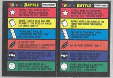 1984 Topps Trivia Battle Sports Trivia Full 2 Card Panels 1-132 You Pick!