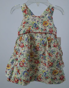 NWT Ralph Lauren Baby Girl 2 Piece Harbor Blossom Floral Dress Set Size 3M $55 - Picture 1 of 14