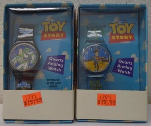 Toy Story Film Woody Buzz Lightyear Quarz Analog Uhr Set Thinkway Toys MISP - Bild 1 von 3