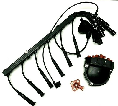 Juego de cables enchufables BMW 325i e30 88-91, 525i e34>91 m20. Dist tap & rotor 12121720529 Foto 1 de 4