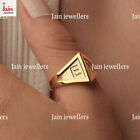 18 Kt, 22 Kt Yellow Gold Personalized Handmade Women'S Ring 7 8 9 10 11 12 13