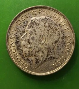 1923 George V Silver Half Crown Coin Nice Condition #2078 - Picture 1 of 2