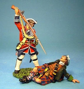 JOHN JENKINS JACOBITE REBELLION JR-18 WOUNDED HIGHLANDER & LINE INFANTRY MIB - Picture 1 of 1