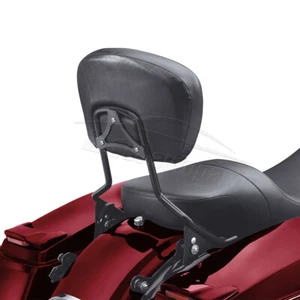 Respaldo negro brillante barra Sissy desmontable rápido para Harley Street Glide 09-2025 - Imagen 1 de 8