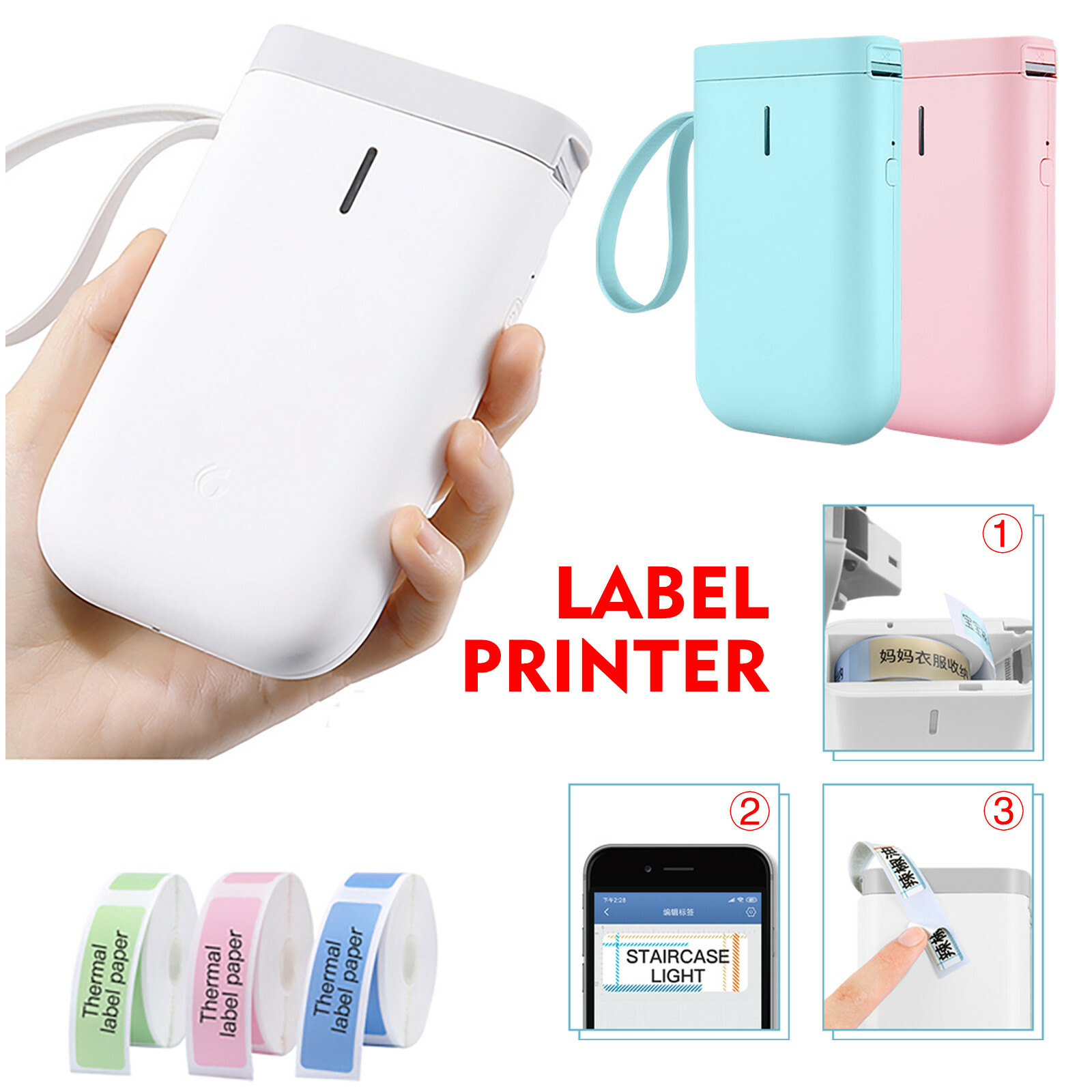 Portable LabelWriter Handheld Thermal 