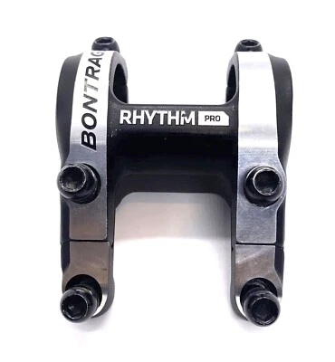 Used Bontrager Rhythm Pro Direct Mount Stem 31.8mm - Black/Silver - Image 1 of 4