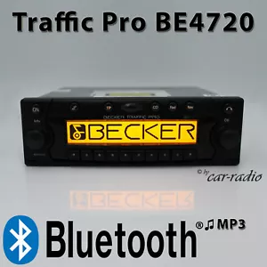 Becker Traffic Pro BE4720 Bluetooth MP3 Radio Navigation System 1-DIN CD-R 4720 - Picture 1 of 11