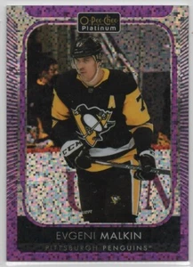 2021-22 OPC Platinum Violet Pixels Evgeni Malkin #8 Penguins SN# /299 - Picture 1 of 1