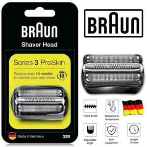 Braun 32B Testina di ricambio per rasoio Series 3 cassetta confezione combinata SGHJ8KDASFCV - Foto 1 di 12