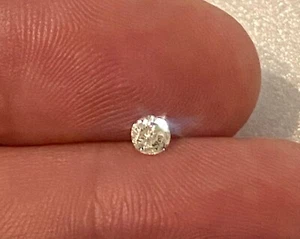 0.23 Carat J Color Round Brilliant Natural Earth Mined Loose Diamond 3.83mm - Picture 1 of 6