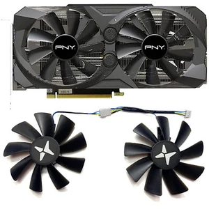 Wentylator do PNY Bienvenue RTX3070 8GB UPRISING Podwójny wentylator Karta graficzna Wentylator chłodzący - Zdjęcie 1 z 8
