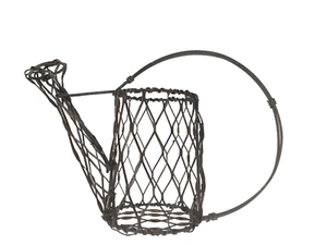 (Vintage) Wire Watering Bucket w/ Handle 2" x 2.75" x 6.5" - Picture 1 of 4