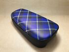 Honda Monkey Z50M Z50 M Seat Motorcycle Seat Classic To Nos New Z50 Blue Tartan.