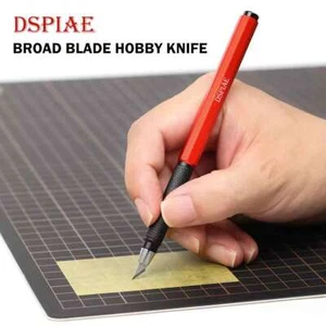 DSPIAE Cuchillo Hobby Hoja Ancha Modelo Plástico Herramientas de Corte Modelo Cuchillo de Talla - Imagen 1 de 6
