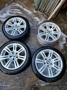 BMW 3 SERIES 17" ALLOY WHEEL SET STAGGERED E90 2008 - Picture 1 of 15