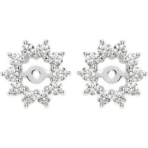 Diamant Ohrring Jacken in 14K Weißgold (5/8 ct. tw.) - Bild 1 von 1