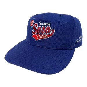 Vintage 1998 Sammy Sosa Chicago Cubs Snapback Baseball Hat Sports Specialties - Picture 1 of 9