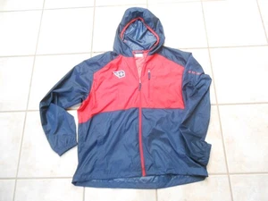 SIZE XL UNIVERSITY OF DAYTON FLYERS COLUMBIA RAIN ZIPPER LIGHT JACKET COAT NCAA - Picture 1 of 8