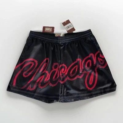 Womens Mitchell & Ness Chicago Bulls NBA Big Face Shorts - Image 1 of 4