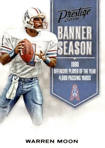 2016 Panini Prestige #34 Warren Moon Banner Season - Bild 1 von 2