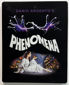 PHENOMENA (1985) Blu-ray + CD SYNAPSE Limited Edition STEELBOOK Argento MINT - Picture 1 of 9