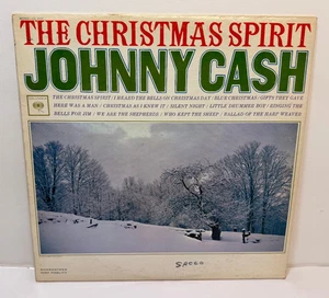 Johnny Cash - The Christmas Spirit Vinyl LP 1963 Columbia Record - Picture 1 of 7