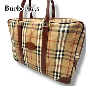 Borsa valigetta Burberry Nova Check Shadow Horse borsa da lavoro usata - Foto 1 di 14