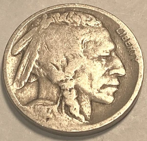 1917 P Bufalo Nichel FINE + NO RISERVA *J887 - Foto 1 di 2