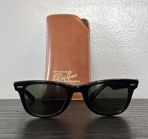 VINTAGE AUTHENTIC RAY-BAN WAYFARER B&L SUNGLASSES. Made in USA Read - Picture 1 of 18