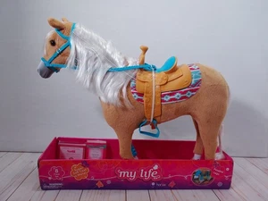 Mein Leben als Pferd 18 Zoll bewegliches Palomino Pferd 8-teiliges Set neu 2017 - Bild 1 von 17