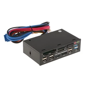 USB3.0/2.0/SATA/M2/TF/SD/MMC/MS/CF Front Panel Kartenleser - Bild 1 von 7