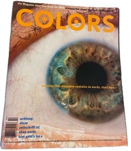 Benetton COLORS Magazin Nr.13. Keine Worte. Englisch/Deutsch - Bild 1 von 9