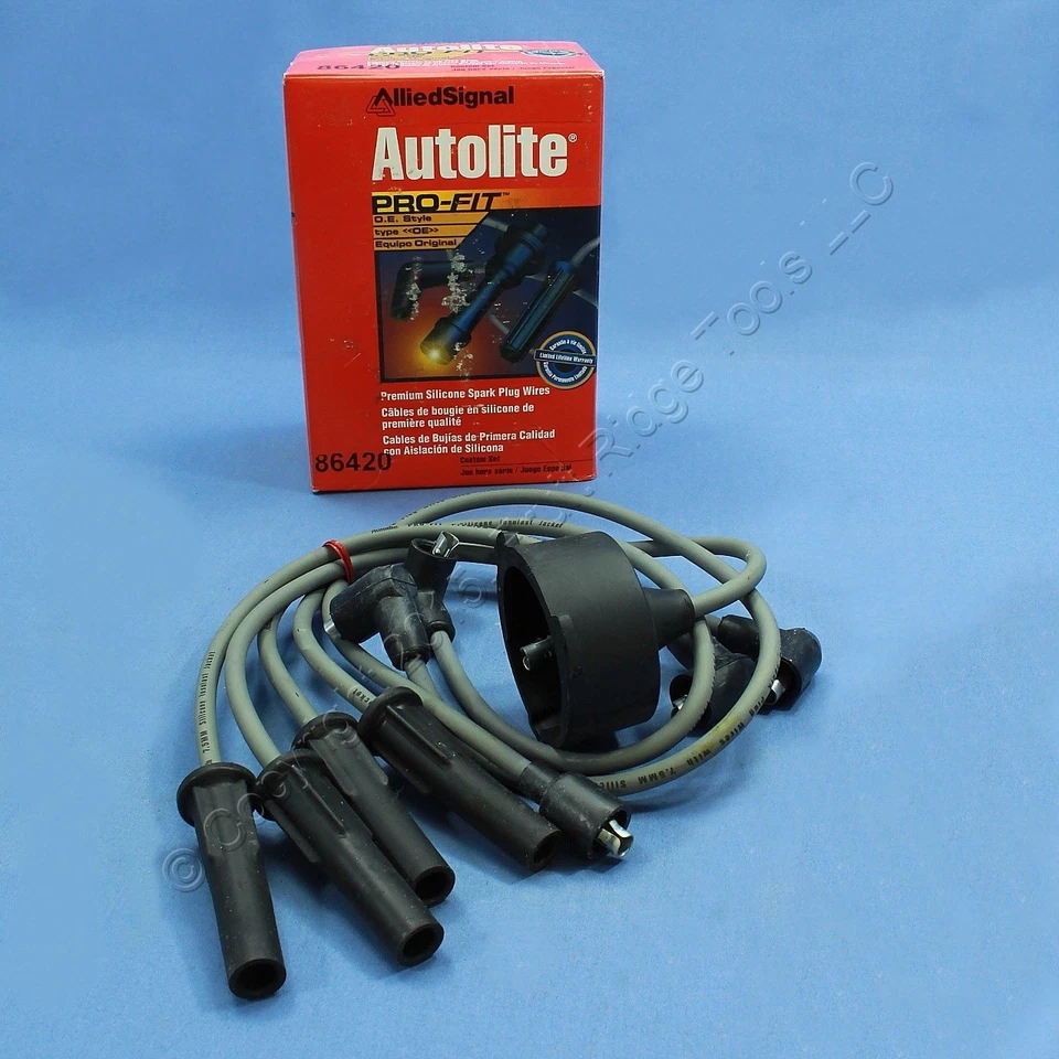 Juego de encendido de cables de bujía Autolite 86420 para Honda Prelude 1983-1987 1,8 L I4 Foto 1 de 4