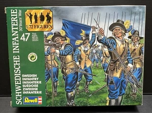 REVELL Scale 1/72 Model Figurines 2557 30 Years War Swedish Infantry Vtg 1990 - Picture 1 of 3